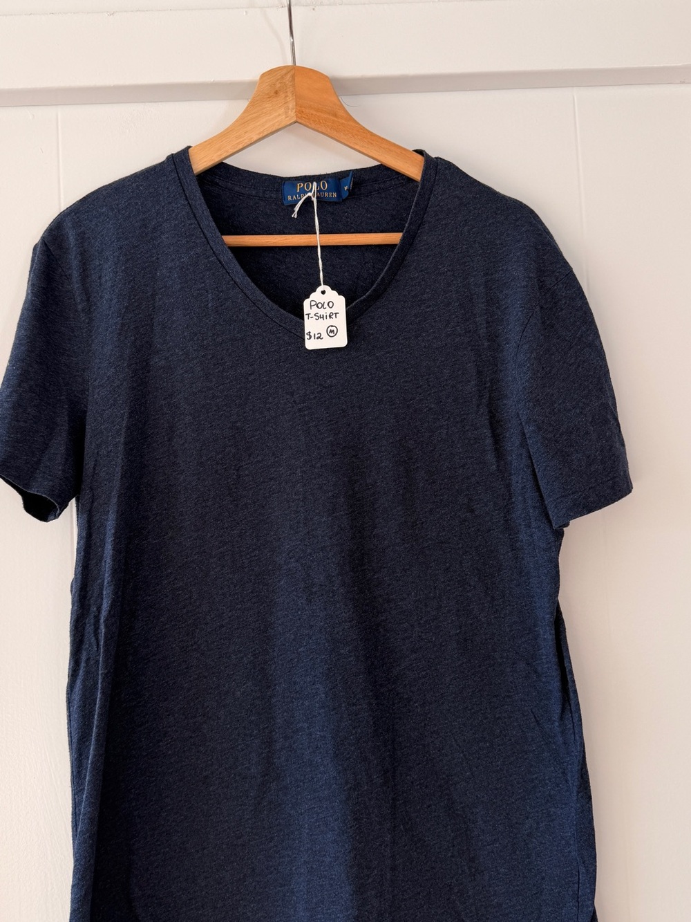 Polo by Ralph Lauren Navy V-Neck T-Shirt
